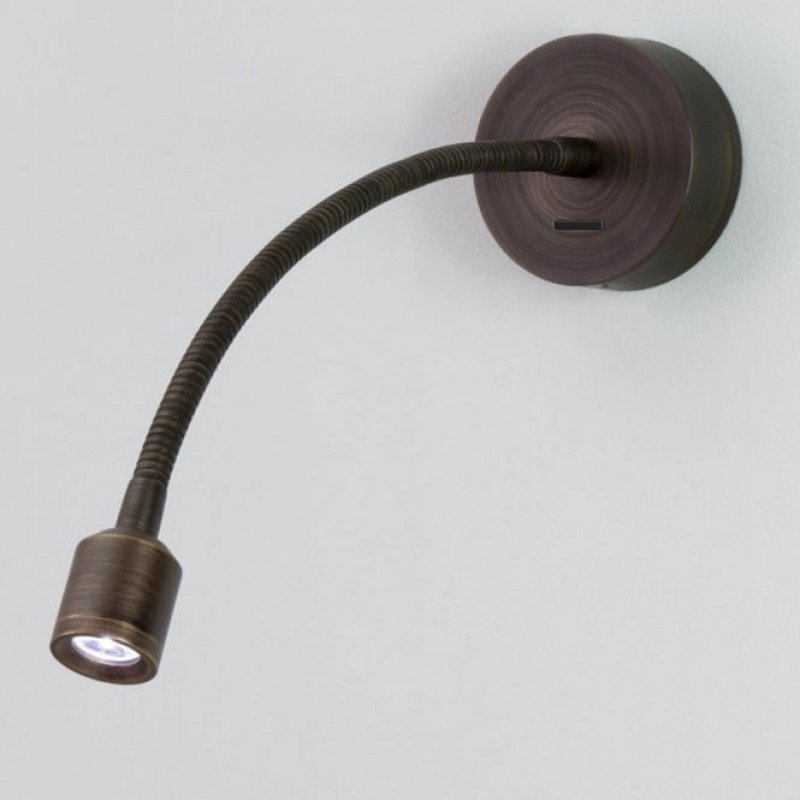 Astro Lighting Fosso Swd  0660 Fosso LED switched reading light bronze finish - Includes Integral LED Driver and Switch  (LOW STOCK - PLEASE CALL)